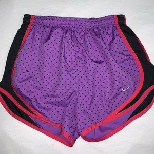 Nike Dri-Fit Womens Purple Print Lined Tempo Mesh